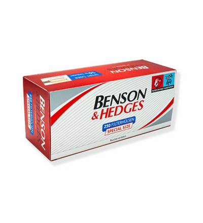 Benson & Hedges Special Size Filterhülsen Packung (250 Stück)