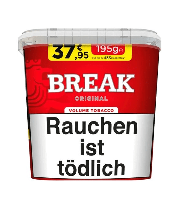 Break Tabak Original Rot 195g Eimer Volumentabak