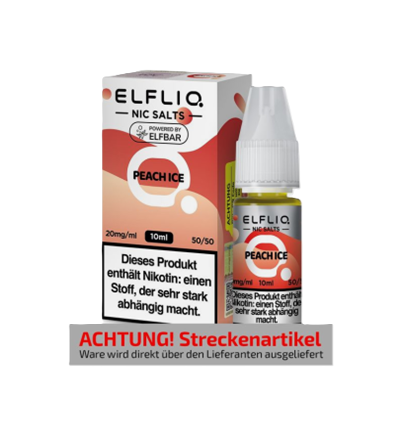 ELFLIQ Peach Ice – 20 mgml (10 ml Liquid)