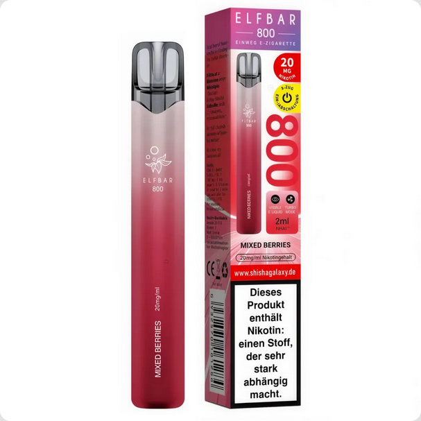 Elfbar 800 Blackberry Ice 20 mgml – Fruchtig & erfrischend kühl