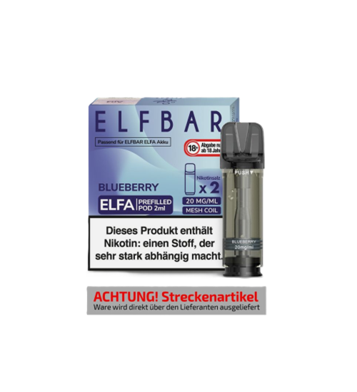 Elfbar ELFA Pod Blueberry – 20 mgml (2er Pack)