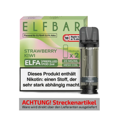 Elfbar ELFA Pod Strawberry Kiwi – 20 mgml (2er Pack)