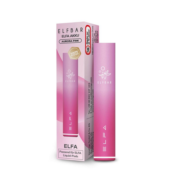 Elfbar Elfa Akku 500 mAh Aurora Pink – Stylisch, kompakt & leistungsstark2