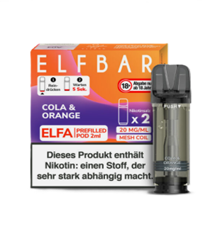 Elfbar Elfa Pod Cola & Orange 20 mg_ml