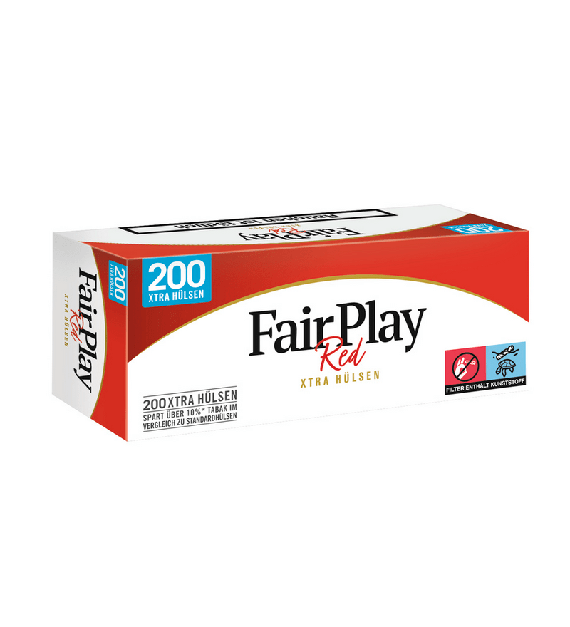 Fair Play Red Xtra Hülsen 200