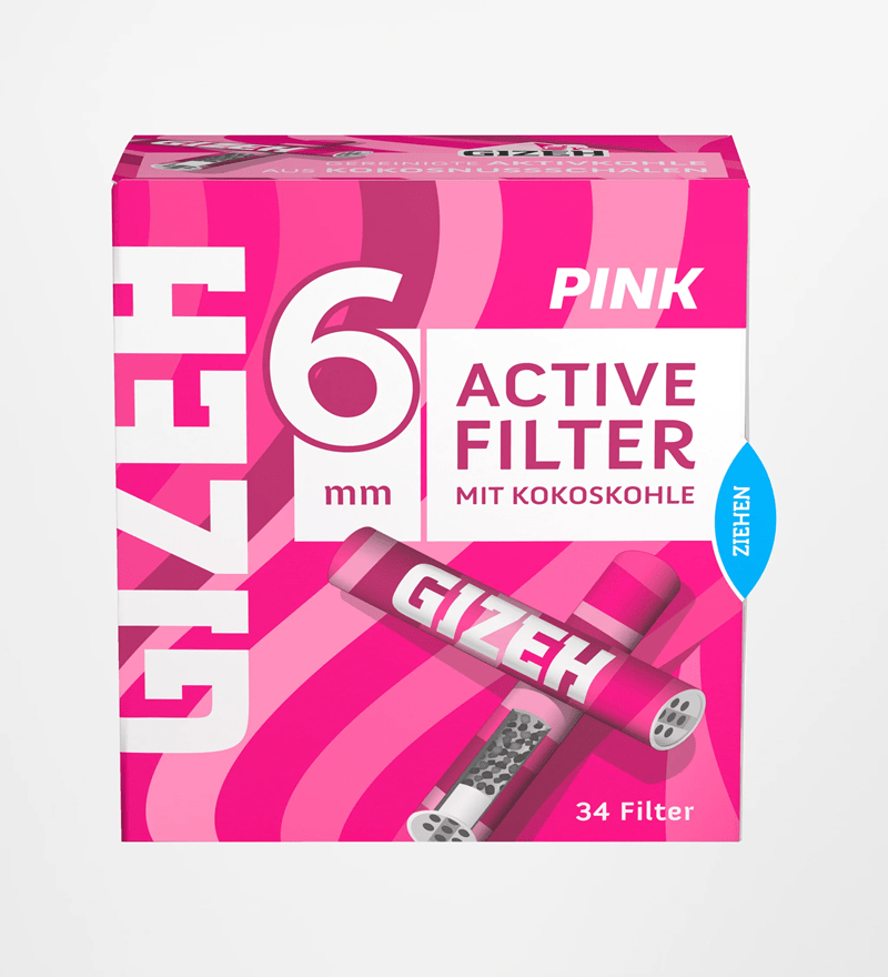 GIZEH ALL PINK Active Filter 6mm 34er