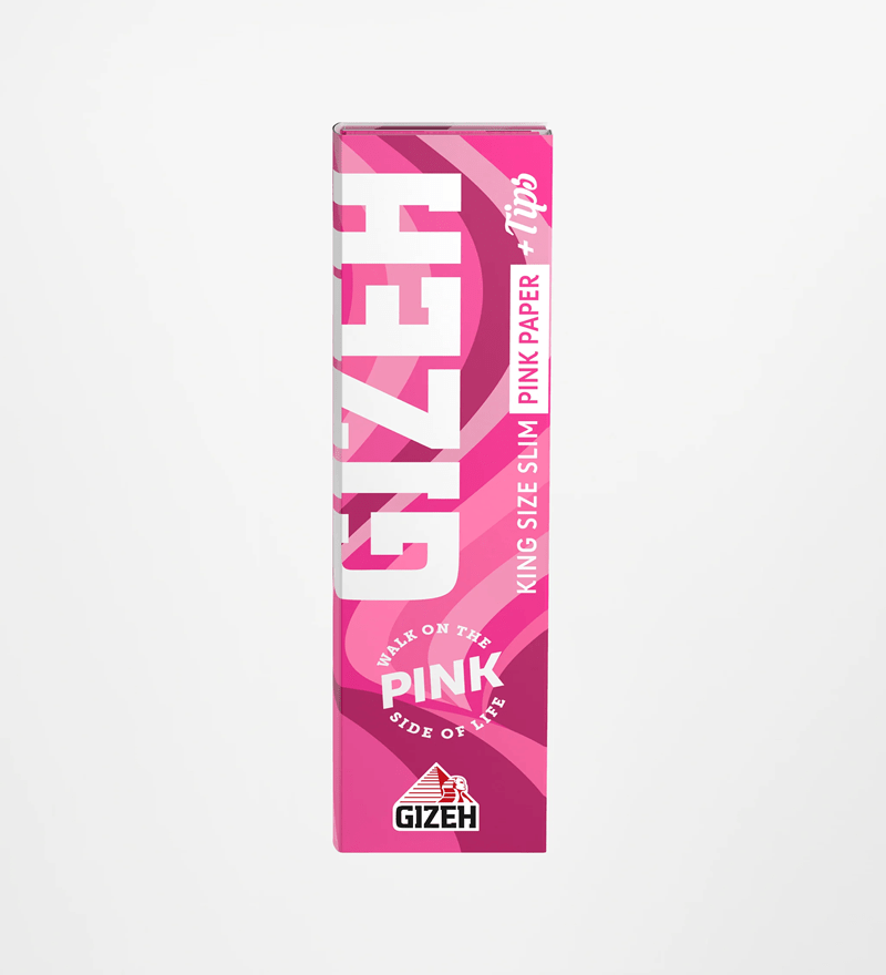 GIZEH ALL PINK King Size Slim + Tips