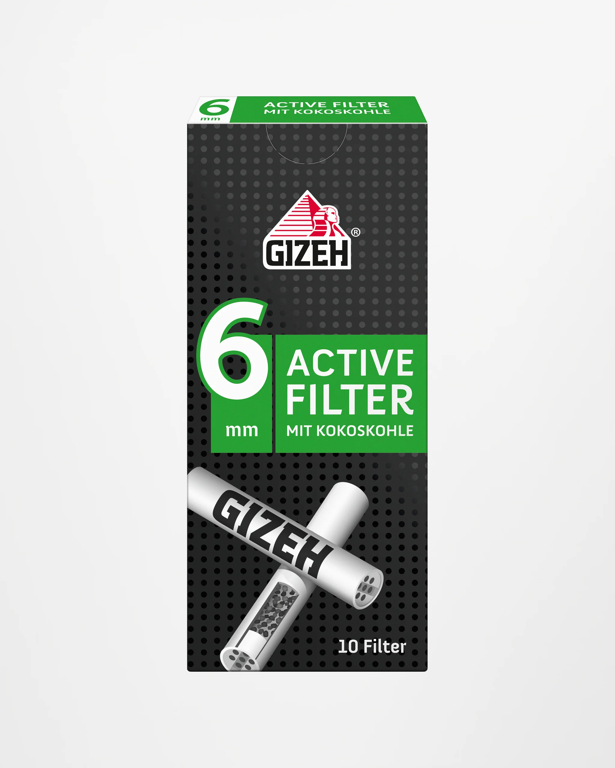 GIZEH BLACK Active Filter 6 mm (10er)