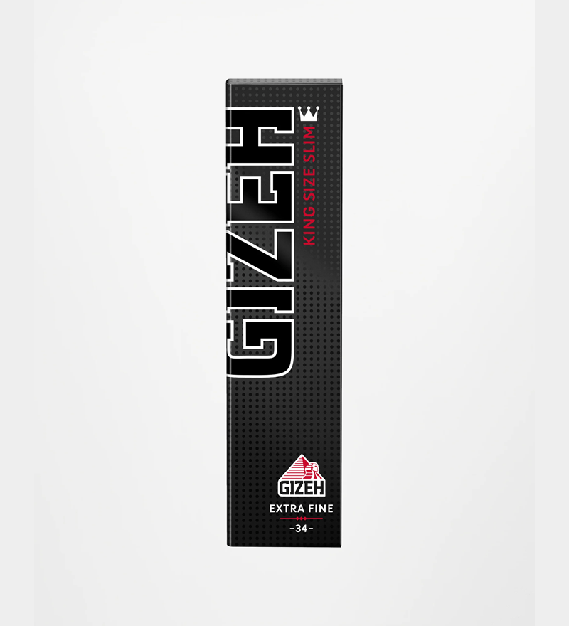 GIZEH BLACK King Size Slim