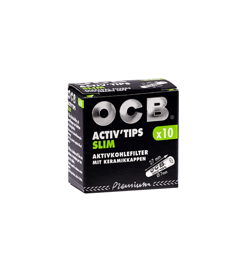 OCB Activ Tips Slim 7 mm 10er