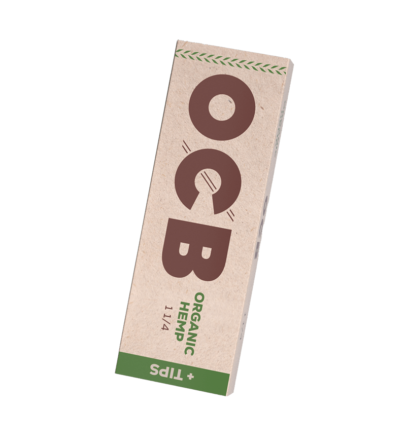 OCB Organic Hemp Single Slim + Tips