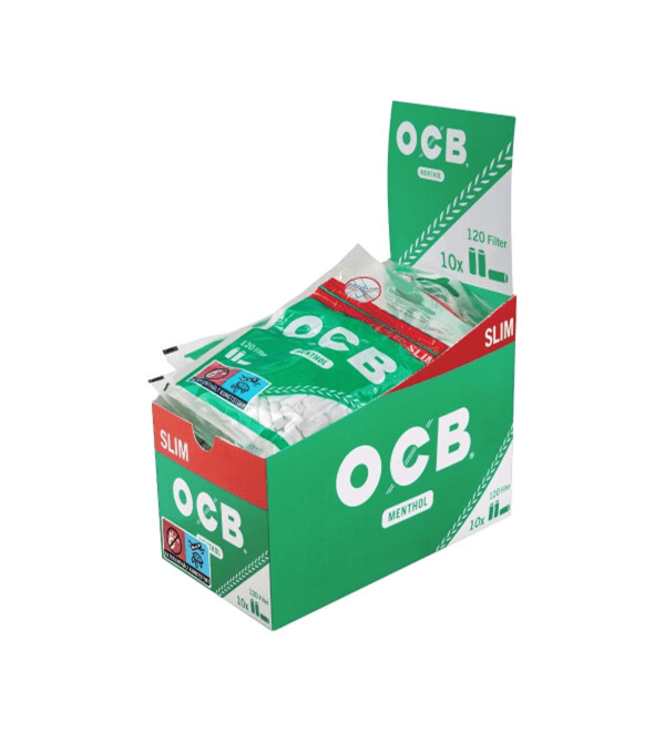 OCB Slim Menthol Filter 6 mm Karton
