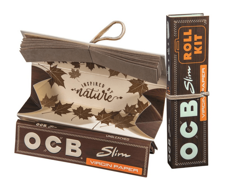 OCB Unbleached Virgin Slim Roll Kit – Karton (24 x Kits)