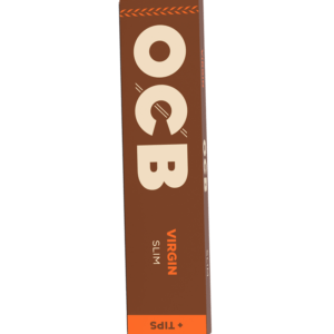 OCB Unbleached Virgin King Size Slim + Tips