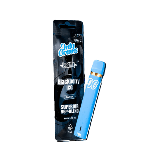 OnlyGrams – Blackberry Ice – Superior Blend Einweg Vape (96 % H2 Blend)