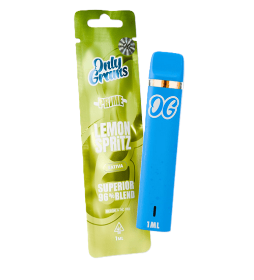 OnlyGrams – Lemon Spritz – Superior Blend Einweg Vape (96 % H2 Blend)