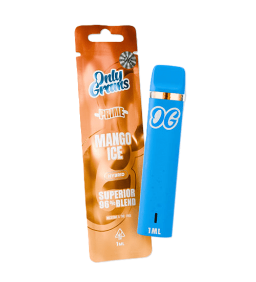 OnlyGrams – Mango Ice – Superior Blend Einweg Vape (96 % H2 Blend)