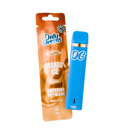 OnlyGrams – Mango Ice – Superior Blend Einweg Vape (96 % H2 Blend) (2)