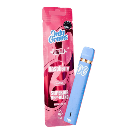OnlyGrams – Raspberry – Superior Blend Einweg Vape