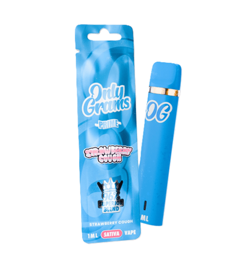 OnlyGrams – Strawberry Cough – Superior Blend Einweg Vape (96 % H2 Blend)
