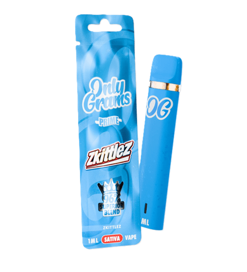 OnlyGrams – Zkittlez – Superior Blend Einweg Vape (96 % H2 Blend)