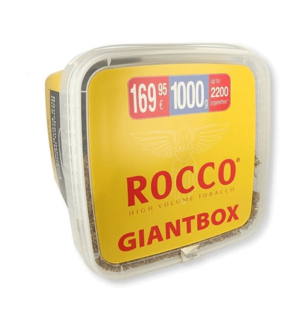 Rocco Gelb High Volumentabak Giantbox 1000g Eimer