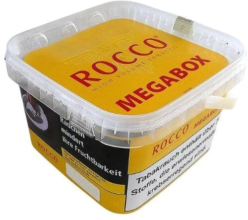 Rocco Tabak Gelb High Volumentabak Megabox 160g Eimer
