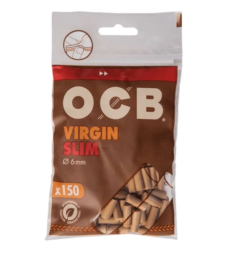 Unbleached Slim Virgin Filter 6 mm