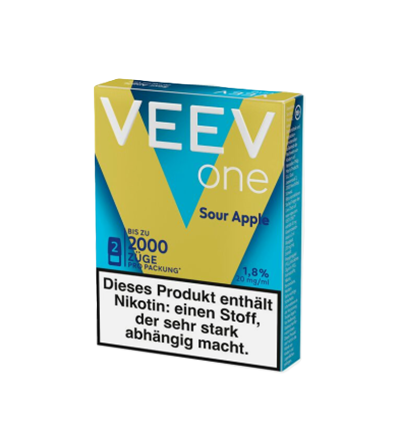 VEEV ONE Pod Sour Apple – 20 mgml (2er Pack)