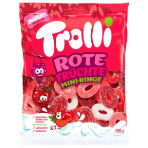 Trolli Rote Früchte Mini-Ringe 150g Beutel