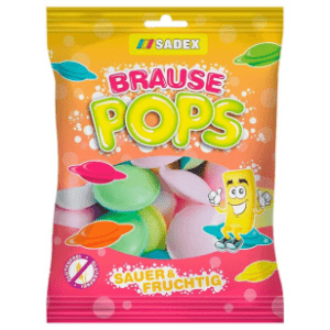 Sadex Brause Pops Sauer & Fruchtig 40g Beutel
