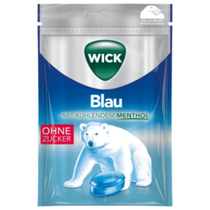Wick Blau ohne Zucker 72g Beutel