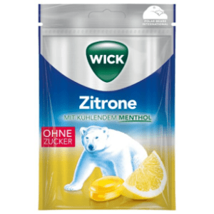Wick Zitrone ohne Zucker 72g Beutel