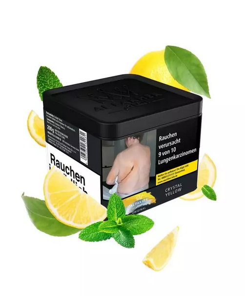 AL FAKHER Crystal Yellow Shisha Tabak 200g – Frisch & fruchtig