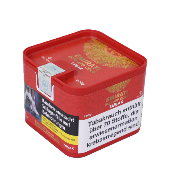 Al-Mani Emirati Duo App Gold Shisha Tabak 200g