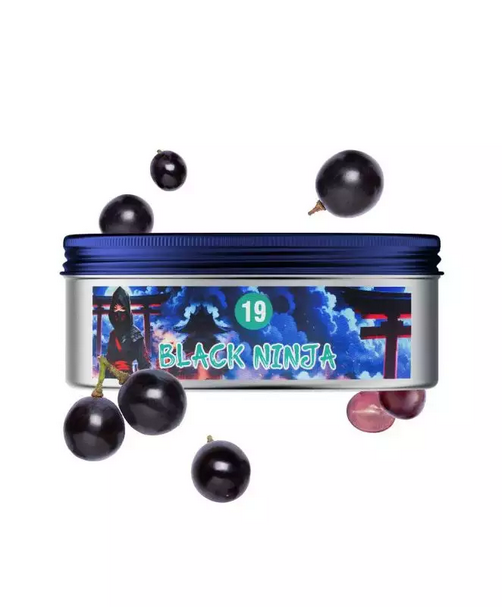 Aqua Mentha Black Ninja Shisha Tabak 200g – Dunkel & intensiv
