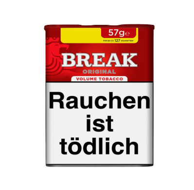 Break Original L 57g – Stopftabak mit ausgewogenem Geschmack
