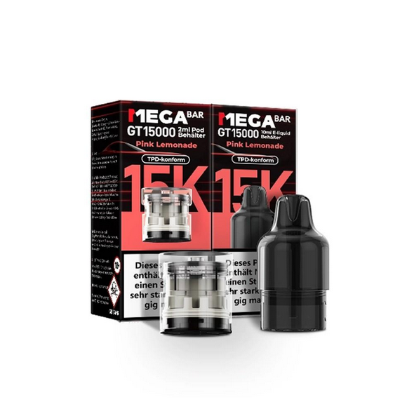 MEGABAR GT15000 Prefilled Pod-Liquid – Pink Lemonade