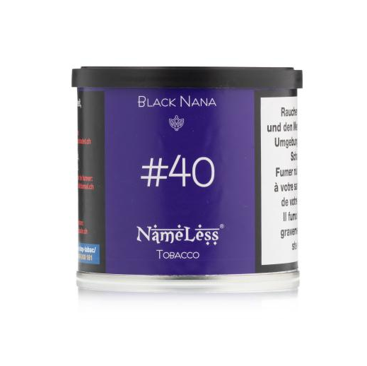 Nameless Tabak #40 Black Nana 200g – Fruchtig & minzig