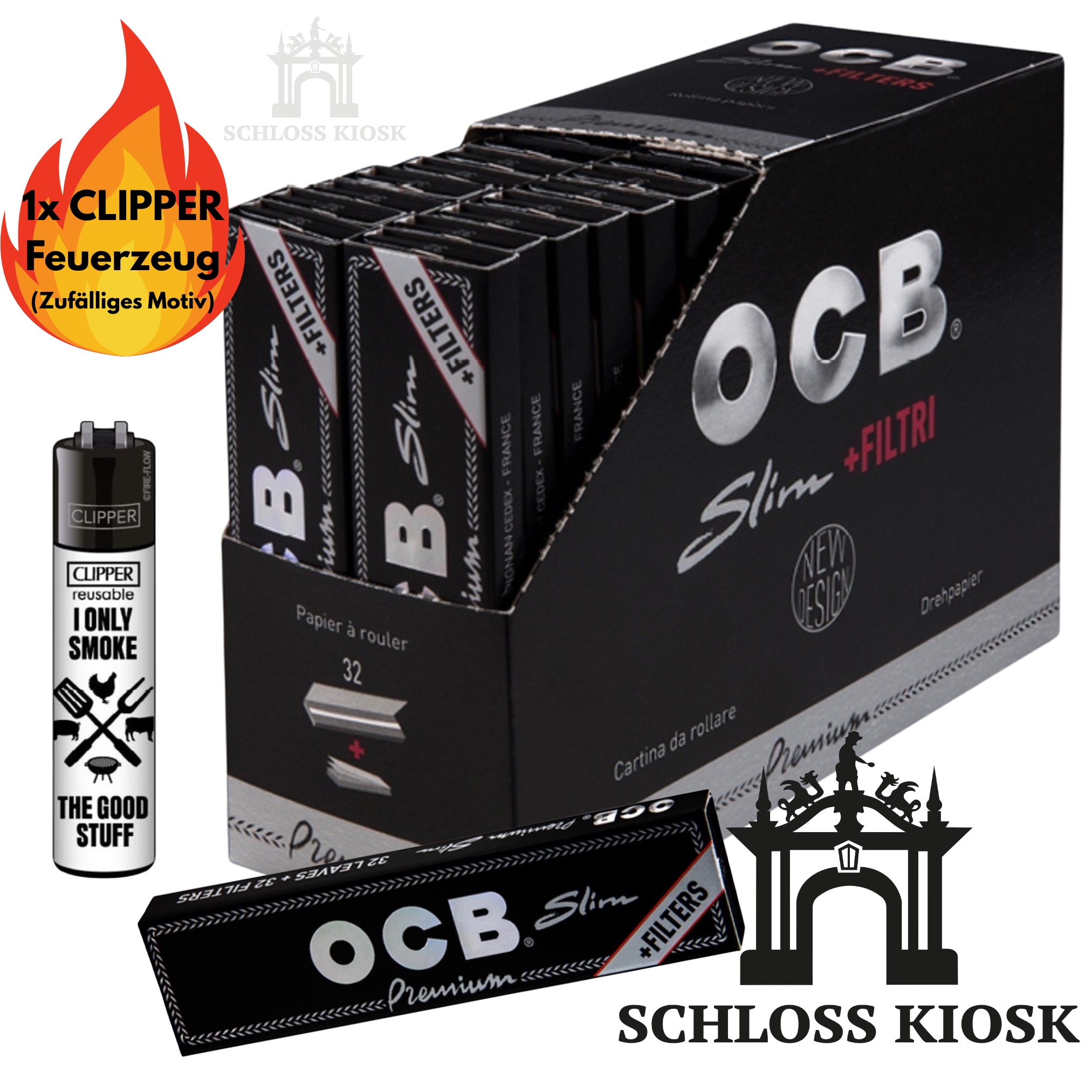 OCB m Tips + Clipper