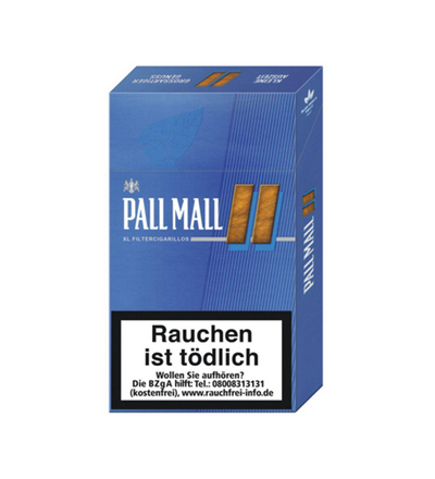Pall Mall Blue Blau XL Filter Zigarillos - 17 Stück
