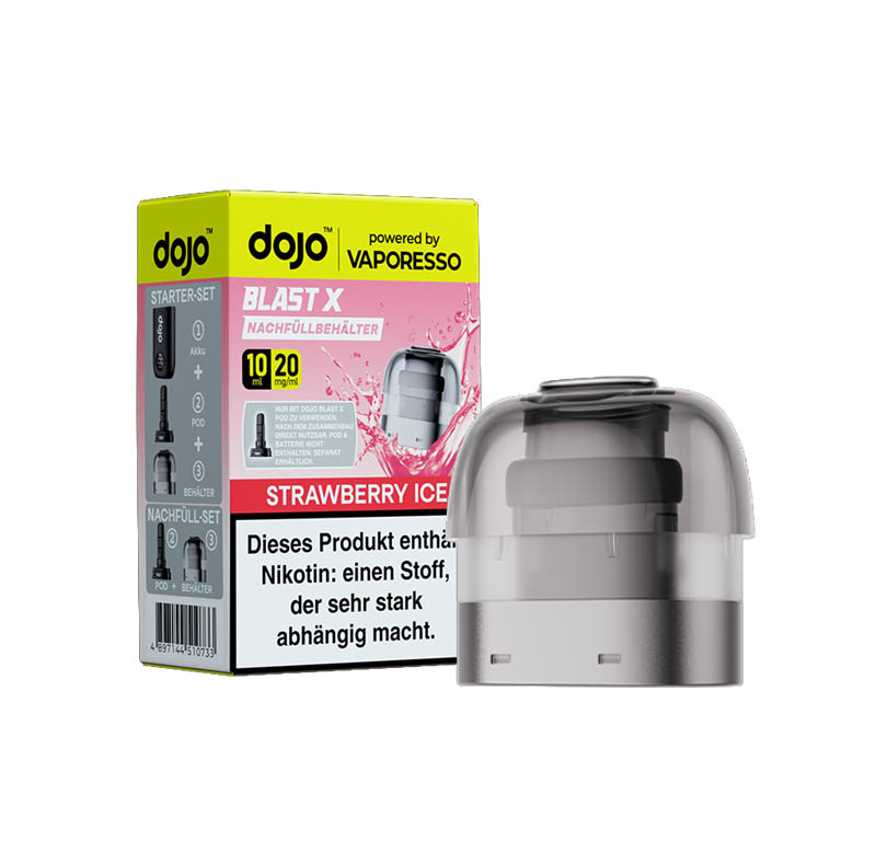 Vaporesso Dojo Blast X Pod – Strawberry Ice 20mg Nic Salt