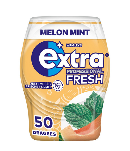 Wrigley's Extra Professional Fresh Melon Mint ohne Zucker – 50er Dose