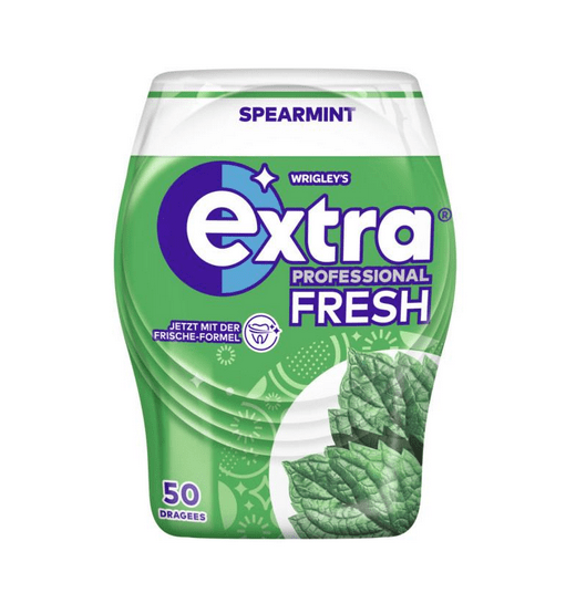 Wrigley's Extra Professional Fresh Spearmint ohne Zucker – 50er Dose