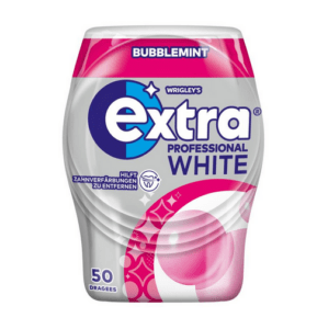 Wrigley's Extra Professional White Bubblemint ohne Zucker – 50er Dose