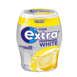 Wrigley's Extra Professional White Citrus ohne Zucker – 50er Dose