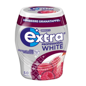 Wrigley's Extra Professional White Himbeere Granatapfel ohne Zucker – 50er Dose