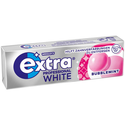 Wrigley's Extra Professional White ohne Zucker – 10er Packung