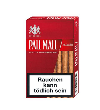 XL Filterzigarillos von Pall Mall Red mit 17 Stück