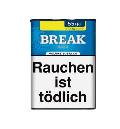 Break Blue L 55g – Milder Stopftabak